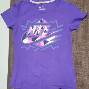 Nike Purple Short Sleeve T Shirt